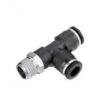 RACCORD ENFICHABLE EN T FILETAGE MALE, 8MM x G1/2" BORD, VPC PNEUMATIC NEXA INDUSTRIES CAMEROUN
