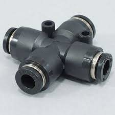 RACCORD ENFICHABLE EN CROIX, 6MM x 6MM, VPC PNEUMATIC NEXA INDUSTRIES CAMEROUN