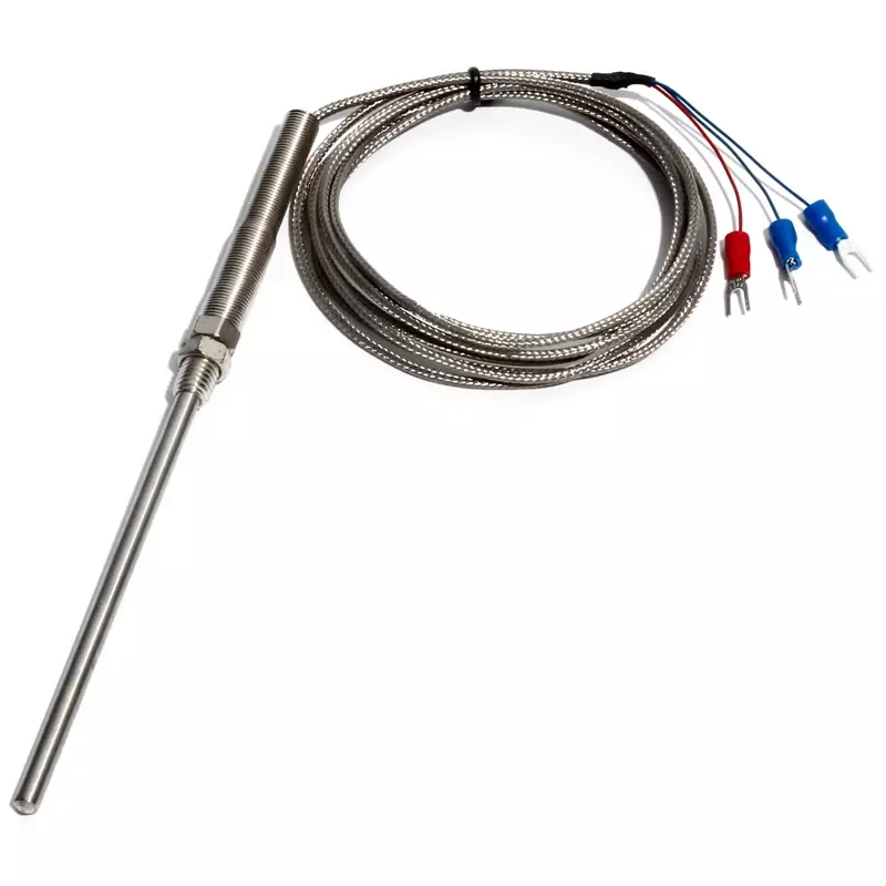 THERMOCOUPLE PT100, SONDE 5x100MM, FILETAGE M8, Tmax 1500°C, TETE MODEL KNE NEXA INDUSTRIES CAMEROUN